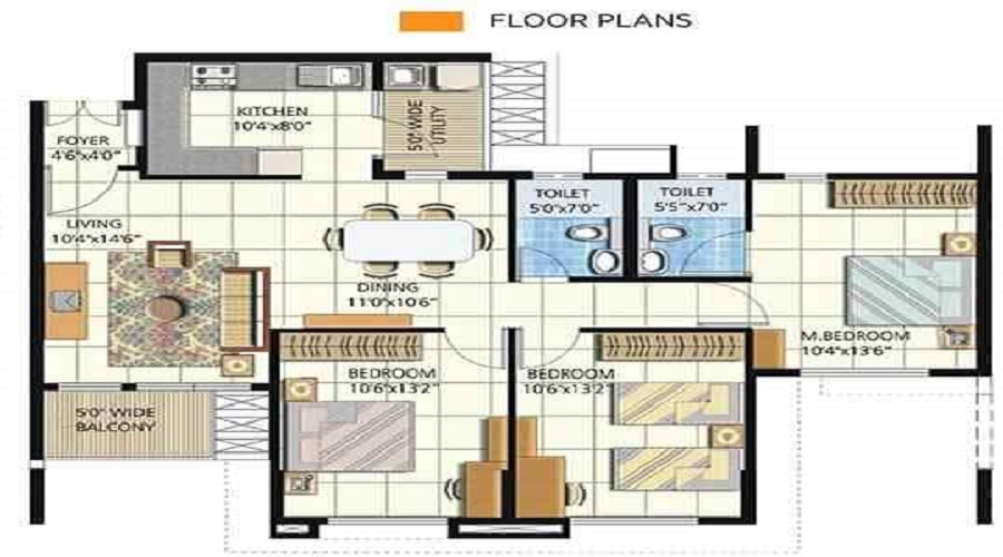   Shapoorji Pallonji Sarova floor plan1